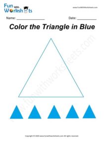 Triangle - Colouring Worksheet