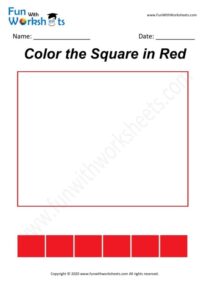 Square - Colouring Worksheet