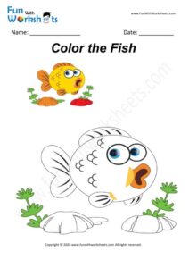 Fish - Colouring Worksheet