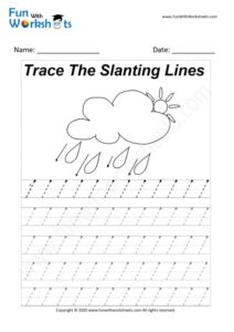 Trace the Slanting Line