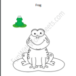 Frog Coloring Sheet