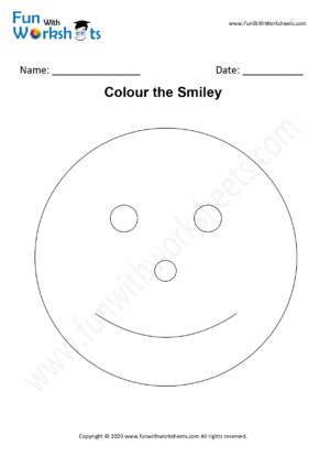 Trace and Color Preschool worksheet