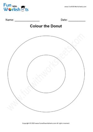 Shape Colouring Preschool worksheet