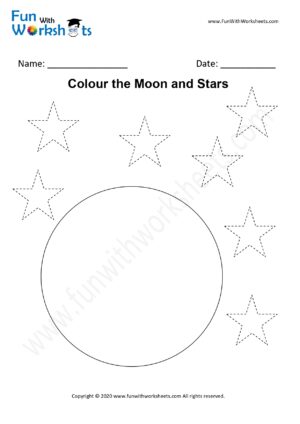 Shape Colouring Preschool worksheet