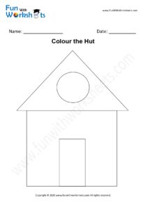Shape Colouring Preschool worksheet