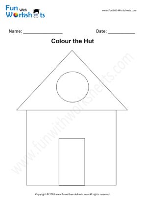 Shape Colouring Preschool worksheet