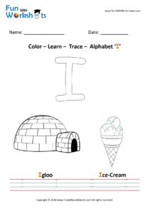 Color Trace and Learn Capital Alphabet I