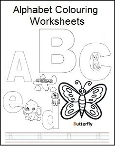 Alphabet Colouring Sheets