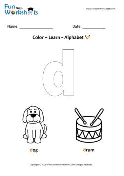 Color and Learn Small Alphabet