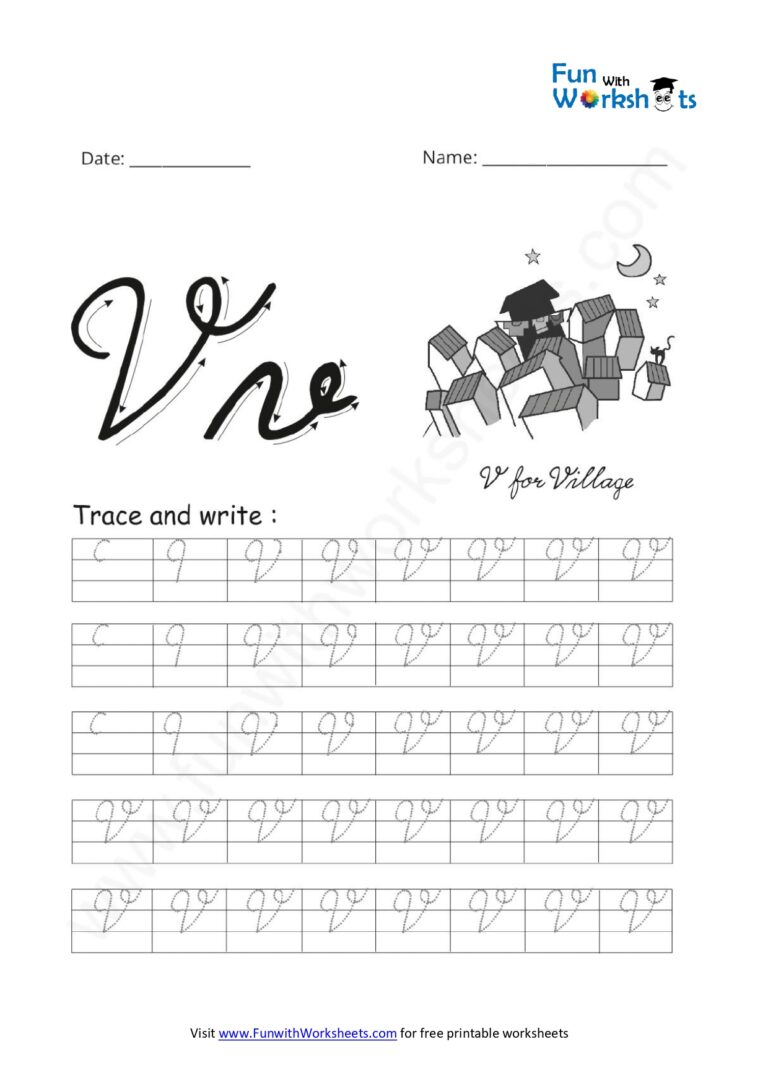 Free Printable Worksheets -Cursive capital letters Archives - Page 3 of ...