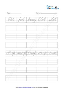 Cursive Handwriting Worksheet 1
