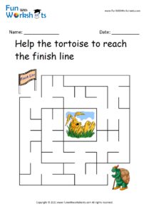 Maze Brain Teaser Worksheet 10