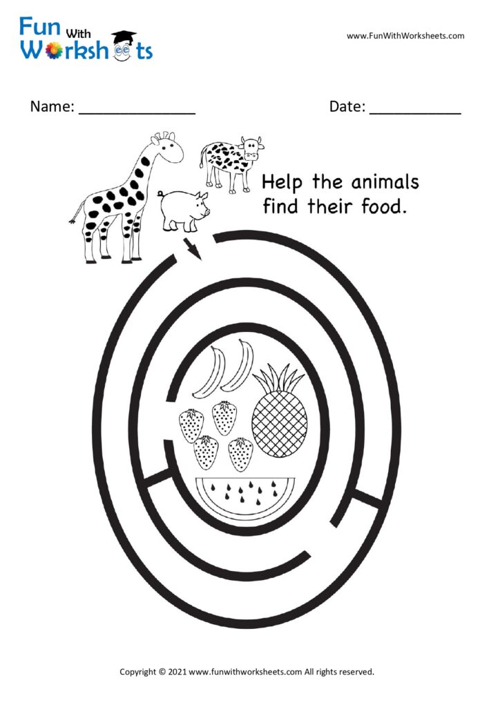 Maze Brain Teaser Worksheet 2