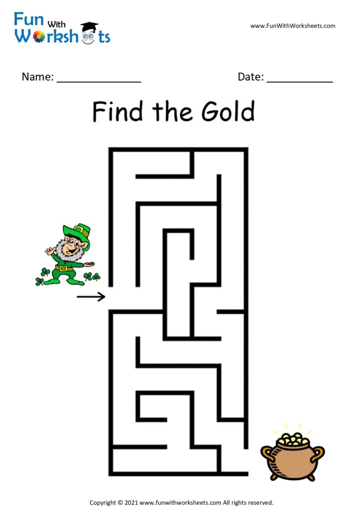 Maze Brain Teaser Worksheet 9