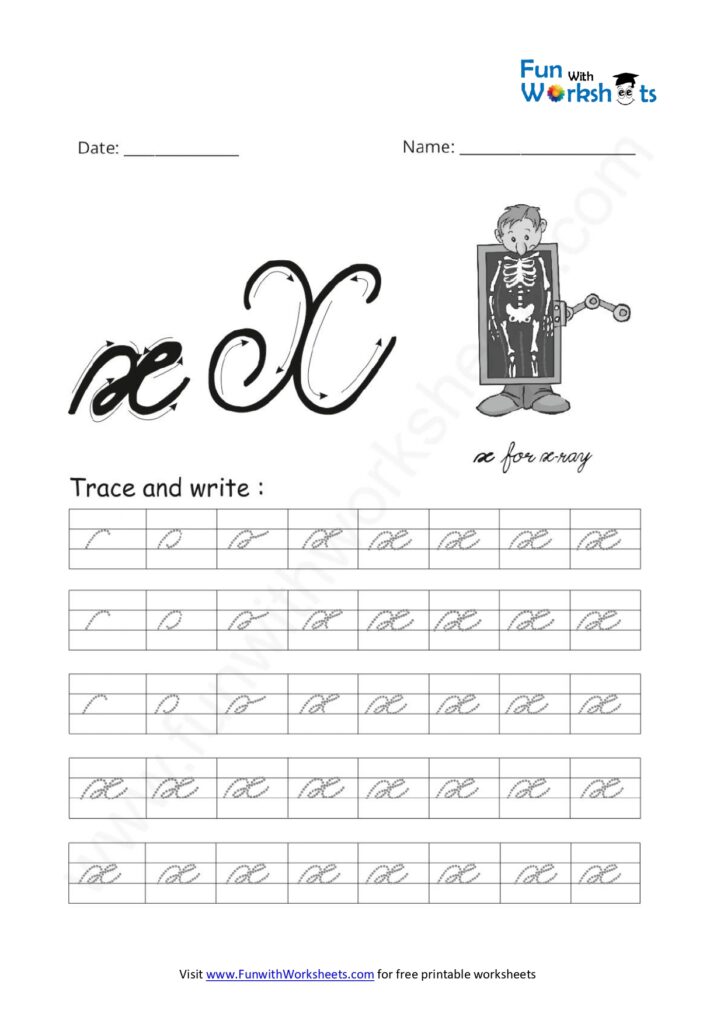 Free Printable Worksheets -Cursive Small letters Archives - Page 3 of 3 ...